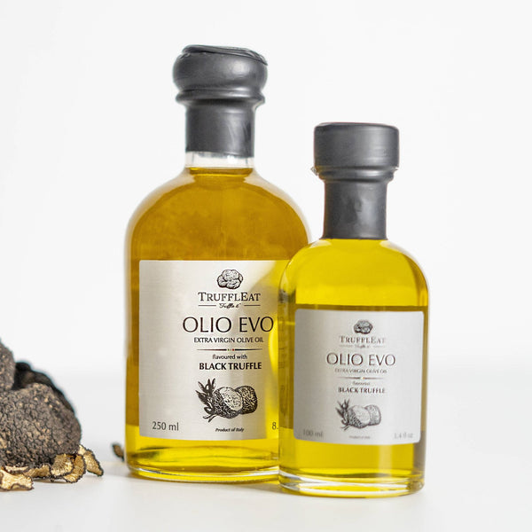 EVO OIL Extra virgin olive oil flavored with black truffle